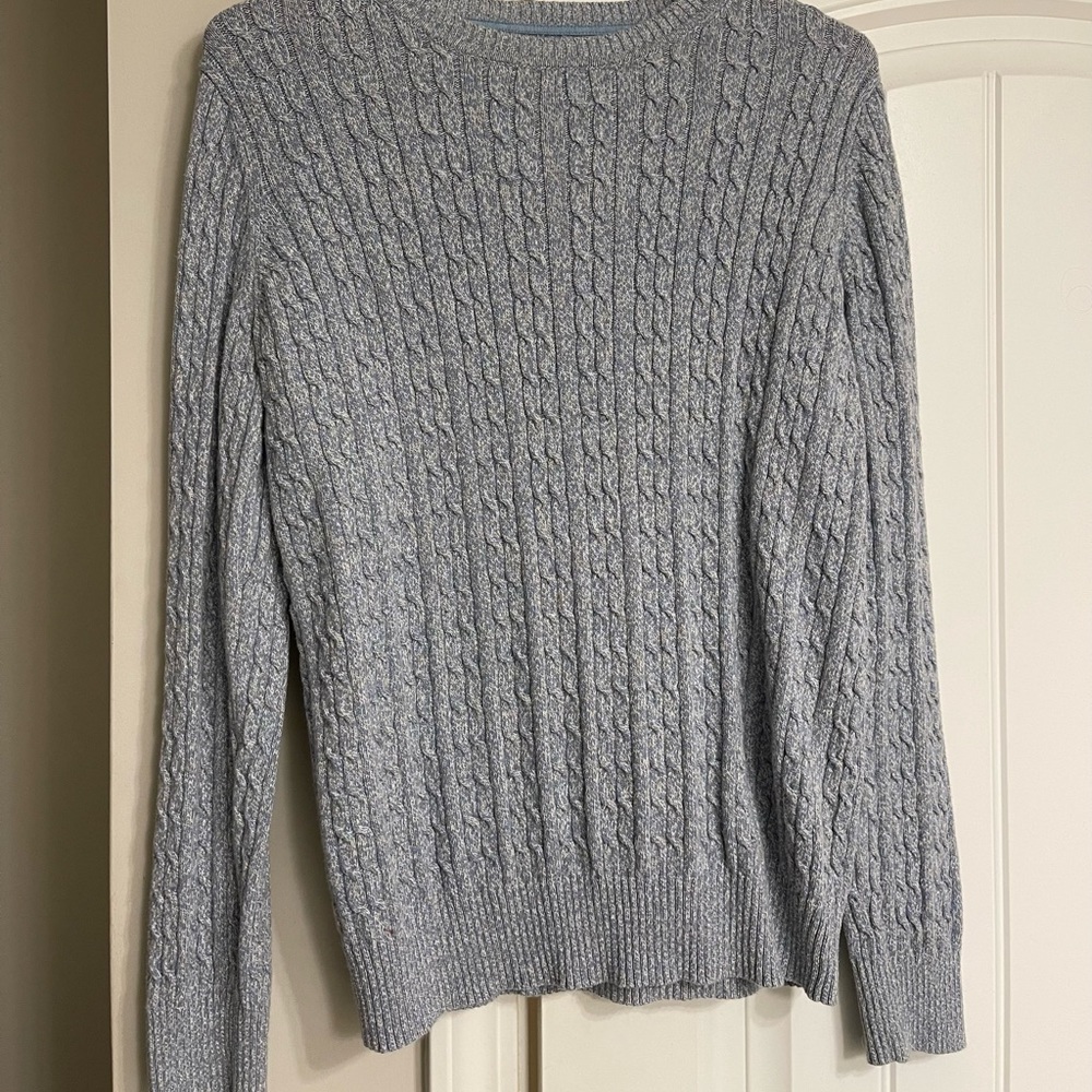 Heathered Blue/Gray Kim Rogers Sweater - Medium